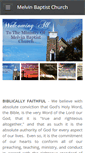 Mobile Screenshot of melvinbaptistchurch.com